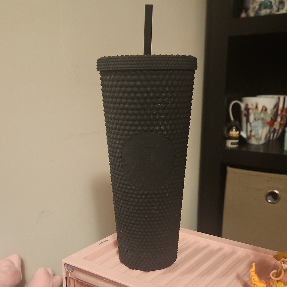 Starbucks Matte Black Studded Tumbler